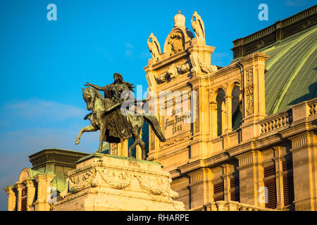 Opera di Stato di Vienna Casa, Vienna, Austria. Foto Stock