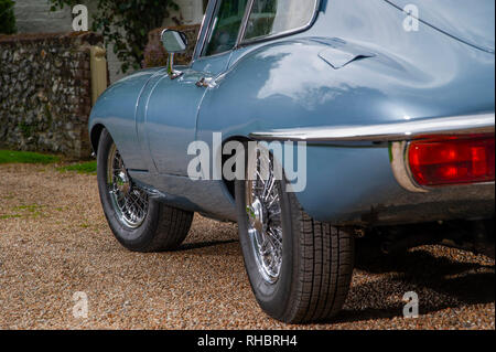 La serie 2 Jaguar E Tipo 4.2 Classic British Auto sportiva Foto Stock