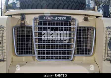 1981 Land Rover 109 Serie 3 classic British off road auto Foto Stock