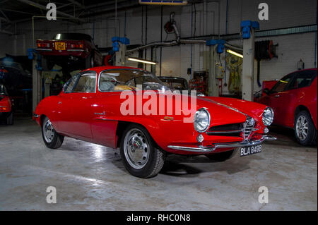 1964 Alfa Romeo Giulia SS italiano classico sport coupe Foto Stock