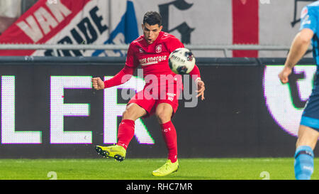 Enschede, Paesi Bassi. , . Calcio, Keuken Kampioen Divisie Rafael Ramos del FC Twente Credit: arancione foto vof/Alamy Live News Foto Stock