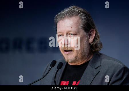 Foto di Roberto Monaldo / LaPresse 02-02-2019 Roma Economia 25mo Congresso Assiom Forex Nella foto Gianni Lemmetti (assessore Bilancio Roma) Foto Roberto Monaldo / LaPresse 02-02-2019 Roma (Italia) 25 Assiom Forex congress nella foto IGianni Lemmetti Foto Stock