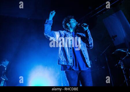 Milano, Italia. Il 1 febbraio 2019. Milano 1 febbraio 2019 Si Me a sei vivono a Santeria Social Club © Roberto Finizio / Alamy Live News Foto Stock