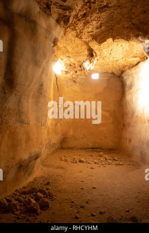 Sud della cisterna di Masada Foto Stock