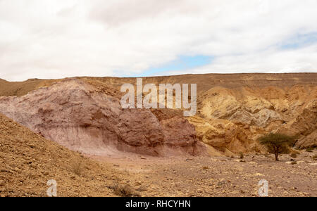Red Canyon in Israele sud Foto Stock