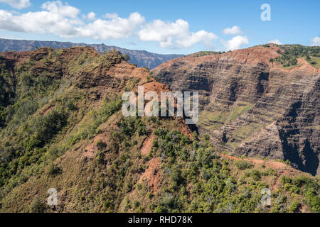 Giardino Isola di Kauai dal tour in elicottero Foto Stock