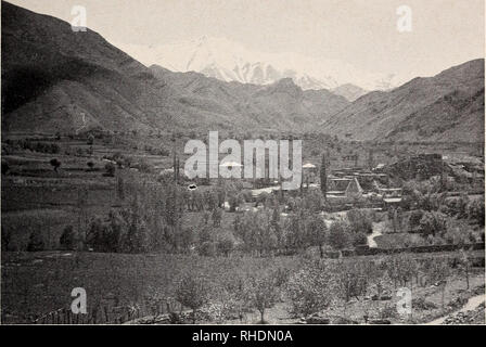 . Bonner zoologische Monographien. Zoologia. 47. Fig. 11: Centrale i Monti Elburz, Baladeh Valley a 2500 m di altitudine; circa 60 chilometri a nord di Teheran (ad ovest di località n. 1 di Fig. 13), il 28 maggio 1976. A testa nera, Buntings Emberiza melanocephala, razza intorno al villaggio. Si prega di notare che queste immagini vengono estratte dalla pagina sottoposta a scansione di immagini che possono essere state migliorate digitalmente per la leggibilità - Colorazione e aspetto di queste illustrazioni potrebbero non perfettamente assomigliano al lavoro originale. Bonn, Zoologisches Forschungsinstitut und Museum Alexander Koenig Foto Stock