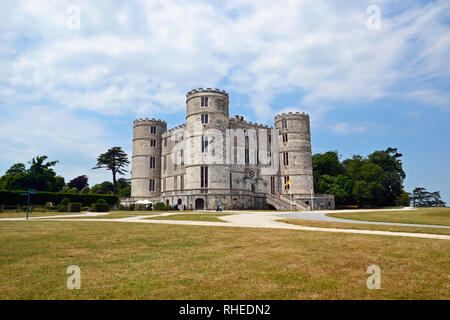 Lulworth Castle, East Lulworth, Dorset, England, Regno Unito Foto Stock