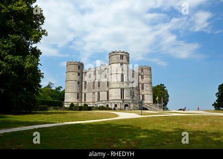 Lulworth Castle, East Lulworth, Dorset, England, Regno Unito Foto Stock