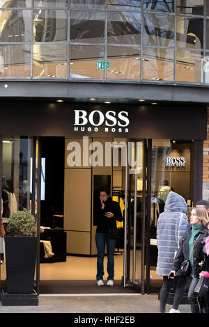 Boss Shop a Amsterdam Paesi Bassi 2019 Foto Stock