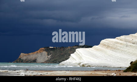 La Scala dei Turchi. 2 Foto Stock