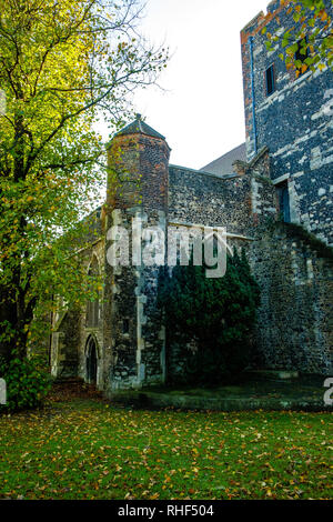 Chiesa parrocchiale di St Botolph, Northfleet, Gravesend Kent Foto Stock