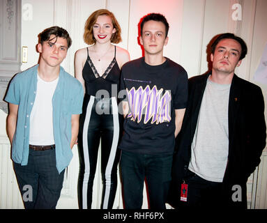 Sophie e i giganti a un rumore di pacifica Bush Hall Londra 24 Nov 2018 in aiuto dei nick Alexander Memorial Trust. Foto di Brian Jordan Foto Stock