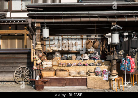Store in the Ogimachi Village, Shirakawa-go, Japan Foto Stock