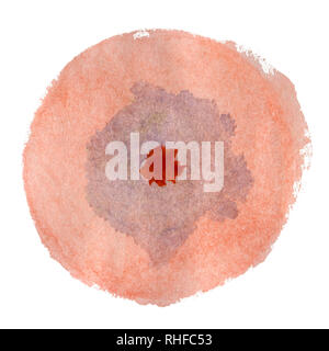 Multicolore sfondo astratto. Illustrazione acquarello dipinto a mano. Elemento di design.La Texture di sfondo. Foto Stock