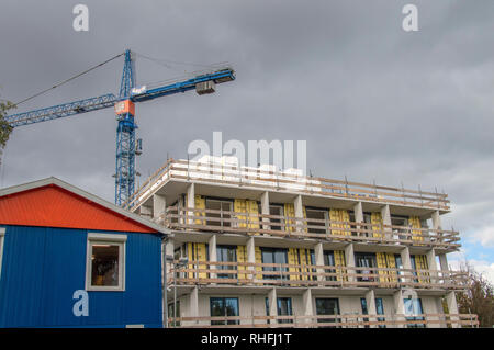 Edificio 86 sociale Case in affitto a Hugo De Vrieslaan Street Amsterdam Paesi Bassi 2018 Foto Stock