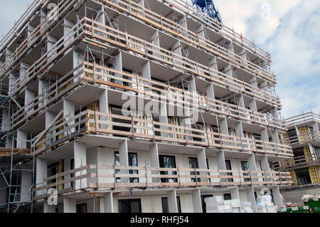 Edificio 86 sociale Case in affitto a Hugo De Vrieslaan Street Amsterdam Paesi Bassi 2018 Foto Stock