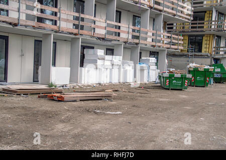 Edificio 86 sociale Case in affitto a Hugo De Vrieslaan Street Amsterdam Paesi Bassi 2018 Foto Stock