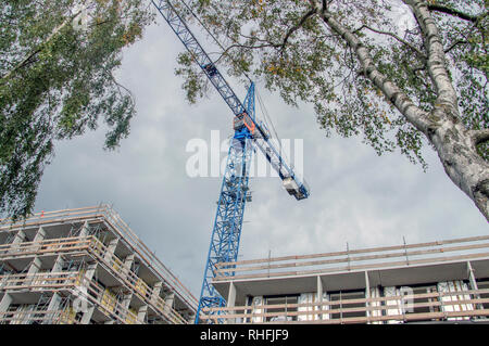 Edificio 86 sociale Case in affitto a Hugo De Vrieslaan Street Amsterdam Paesi Bassi 2018 Foto Stock