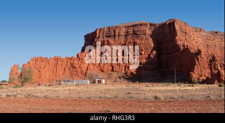 Navajo Nation territorio in Northern Arizona vicino alla Monument Valley Foto Stock