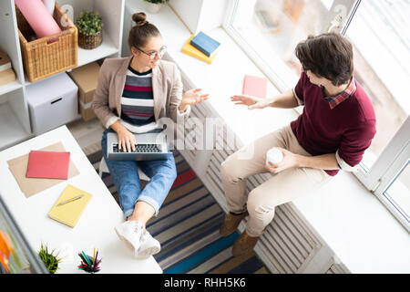 Condivisione di idee Foto Stock
