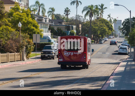 Veicolo della Metropolitan Transit System MTS a San Diego, California, Stati Uniti d'America Foto Stock
