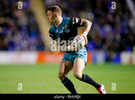 Cheshire, Regno Unito. 2° febbraio 2019. Betfred Super League Warrington lupi v Leeds rinoceronti Richie Myler di Leeds rinoceronti. Credito: Touchlinepics/Alamy Live News Foto Stock