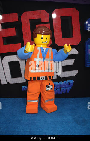 Los Angeles, Stati Uniti d'America. 2° febbraio 2019. Atmosfera 02/02/2019 La prima mondiale di "Lego Movie 2: Seconda Parte" tenutasi presso il Regency Village Theatre di Los Angeles, CA Foto di Hiro Katoh / HollywoodNewsWire.co Credito: Hollywood News filo Inc./Alamy Live News Foto Stock