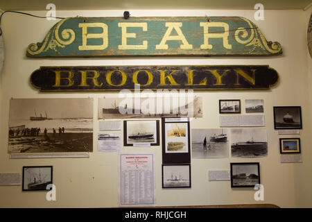 Presenta, Humboldt Bay Maritime Museum, Samoa, California Foto Stock