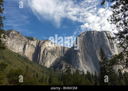 Ingresso del Parco Nazionale di Yosemite in California, Stati Uniti d'America Foto Stock
