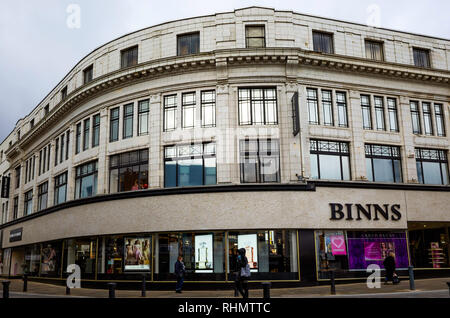 Binns, House of Fraser department store di alto rango Darlington Co. Durham Foto Stock