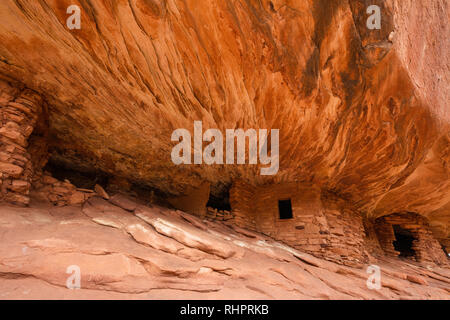 House on Fire, Mule Canyon Cedar Mesa, Utah Foto Stock