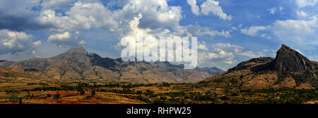 Camp Catta Madagascar Andringitra Foto Stock