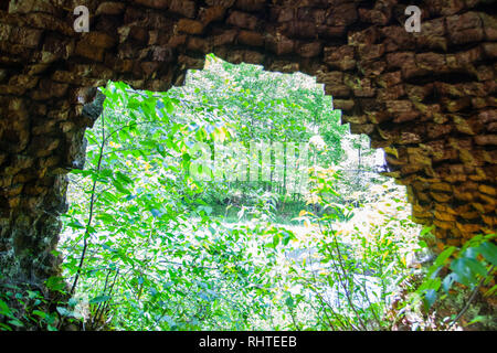 Coketown forno a coke rovine, Thomas, West Virginia Foto Stock