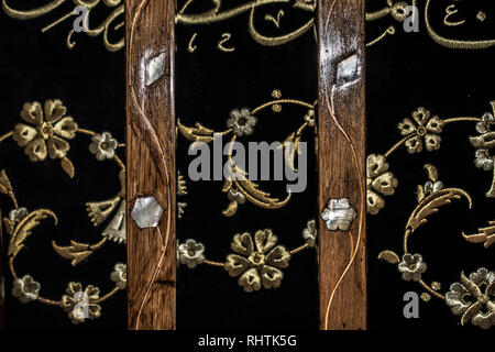 Arte floreale pattern esempio del tempo ottomano in vista Foto Stock