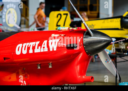 RAYONG THAILANDIA-Novembre 18, 2017 : Air Race1 World Cup Thailandia 2017 a U Tapao-Naval Air Base in Thailandia Foto Stock