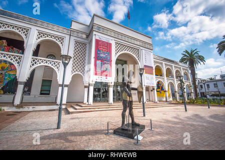 Mohammed VI Museo di Arte Moderna e Contemporanea. Marocchini e arte internazionale. Rabat, Marocco. Il MMVI è il primo grande museo di scala Foto Stock