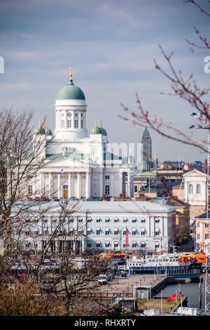 Vista su St Nicholas Cathedral Foto Stock