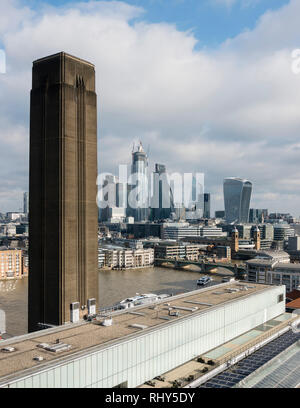 Vista sullo skyline di Londra Foto Stock