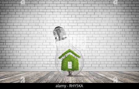 Ecologia e riciclaggio eco i concetti di costruzione. Foto Stock