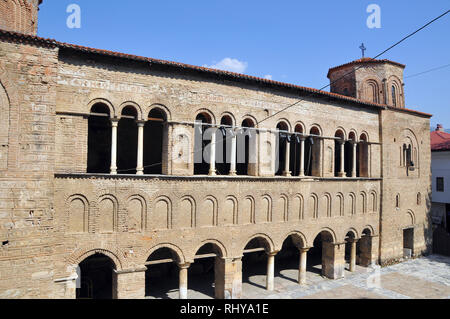 Chiesa di St Sofia (Sveta Sofia), macedone della chiesa ortodossa a Ohrid Macedonia, Europa Foto Stock