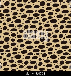 Il Gepard piastrella stampa. Seamles africano modello animale Illustrazione Vettoriale