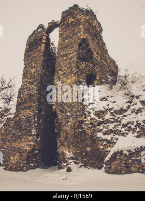 Fortezza medievale e mura difensive, Smederevo Serbia Foto Stock