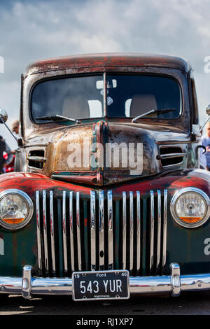 1946 Ford pick up truck ad un auto show. Regno Unito Foto Stock