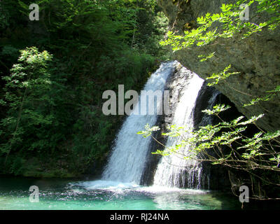 Enipeas Canyon in Olympus national park (nord-est della Grecia) Foto Stock