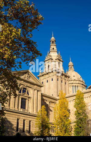 MNAC Museo Nazionale di Catalogna a Montjuic Barcellona Spagna Foto Stock