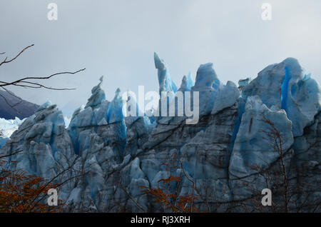 Ghiacciaio Perito Moreno nel parco nazionale Los Glaciares, Argentina Foto Stock