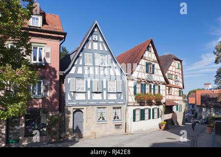 Geburtshaus Friedrich Schiller, Marbach am Neckar, Baden-Württemberg, Deutschland Foto Stock