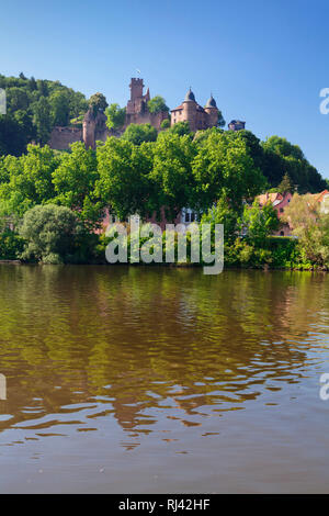 Burg Wertheim am Main, Wertheim, Main Tauber Kreis, Baden-Württemberg, Deutschland Foto Stock