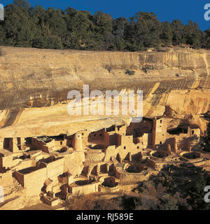 Cliff Palace, Mesa Verde Foto Stock